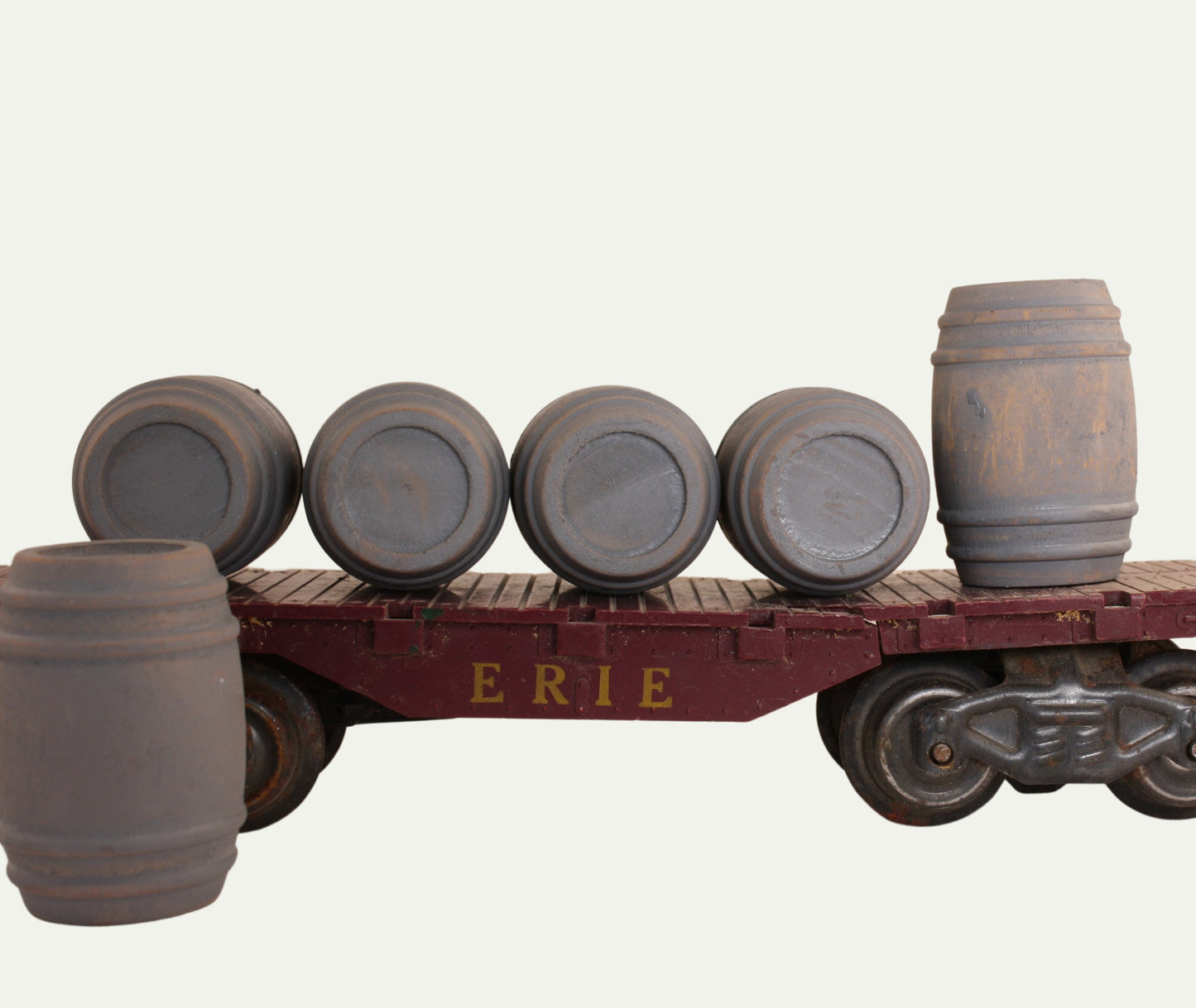 Industrial Barrels - Gray - Set of 6 - 1:24 Scale - 101-0608