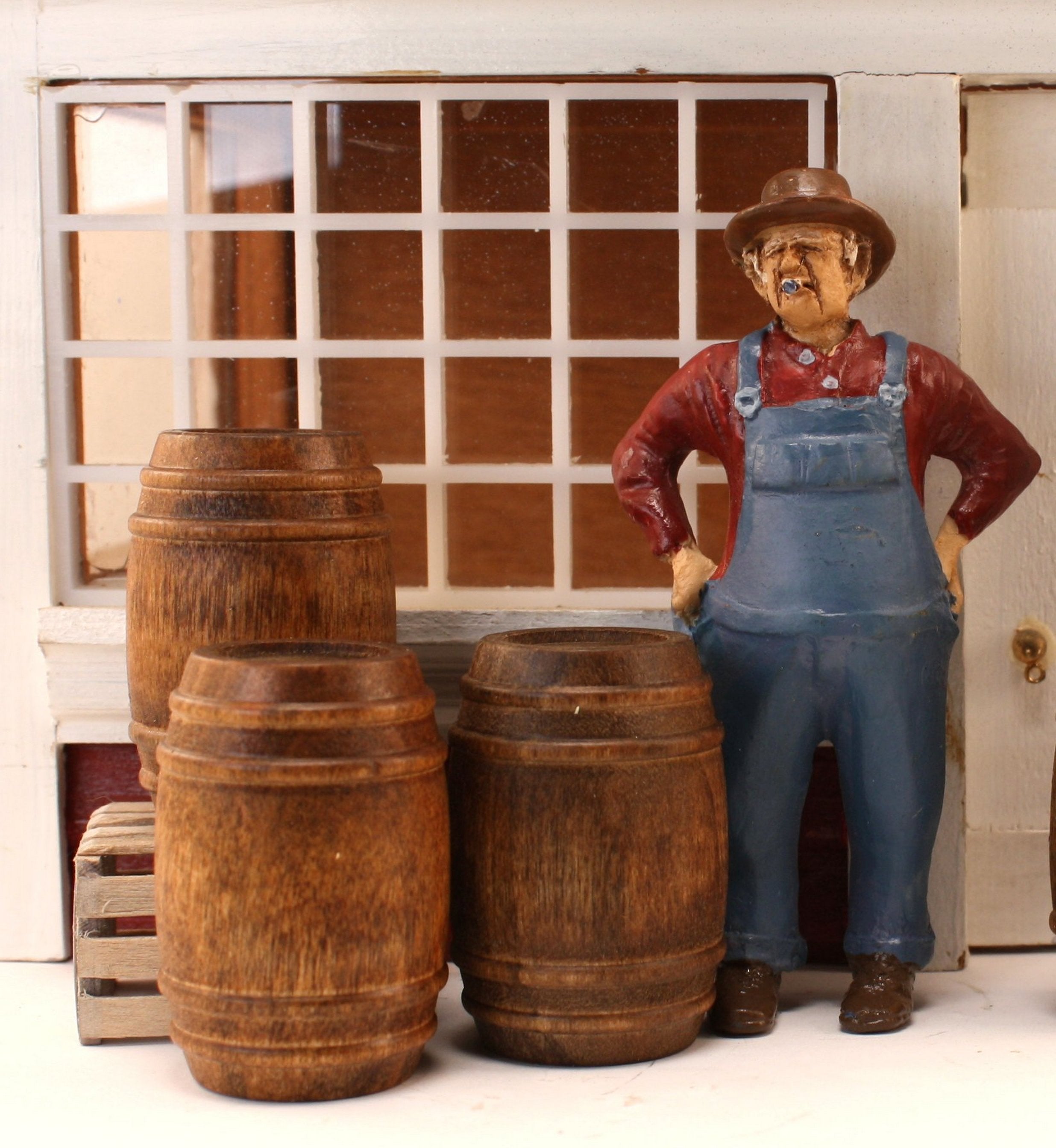 Kegs Whiskey - Brown - Set of 6 - 1:24 Scale - 101-0610