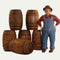 Kegs Whiskey - Brown - Set of 6 - 1:24 Scale - 101-0610