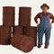 Barrels - Rusty Red  - Set of 6 - 1:24 Scale - 101-0611