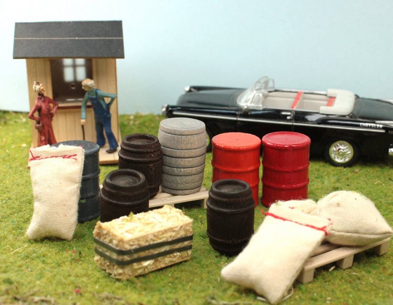 Cargo & Freight Set - O GA  - 24 pieces - 106-0964