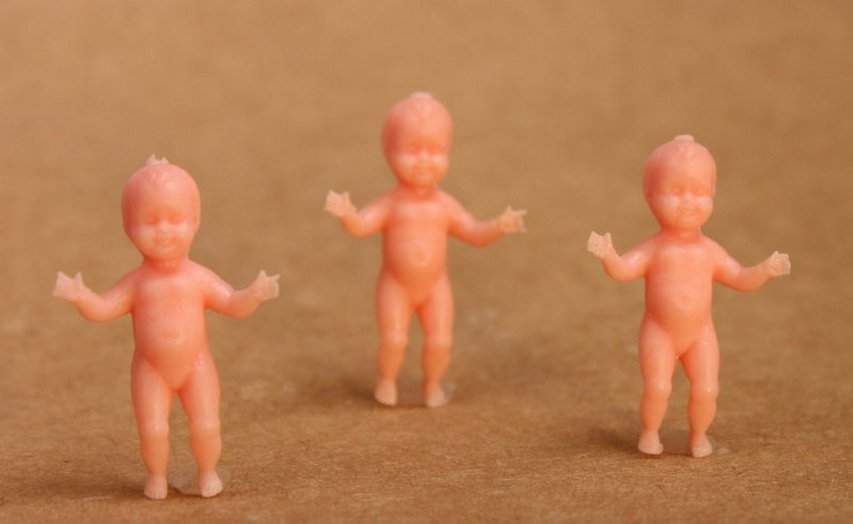 Baby Standing - 3/4" - Set of 8 - Dollhouse Minis - 201-145-2