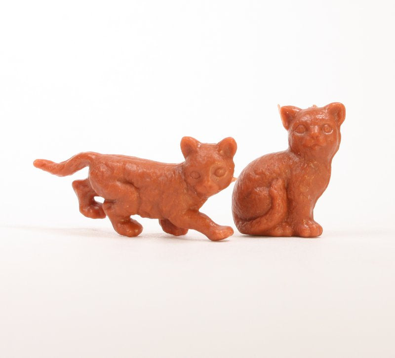 Cats - Assorted Set - Brown - Set of 6 - 201-167-3BN