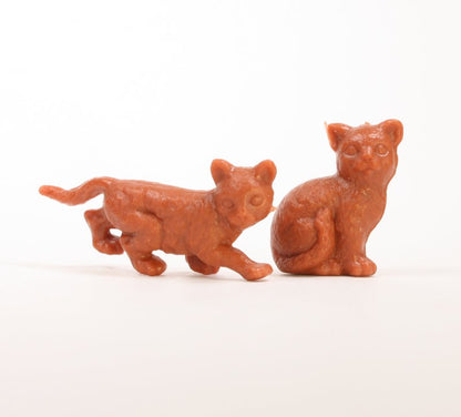 Cats - Assorted Set - Brown - Set of 6 - 201-167-3BN
