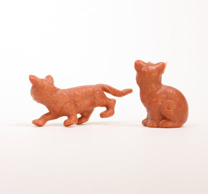 Cats - Assorted Set - Brown - Set of 6 - 201-167-3BN