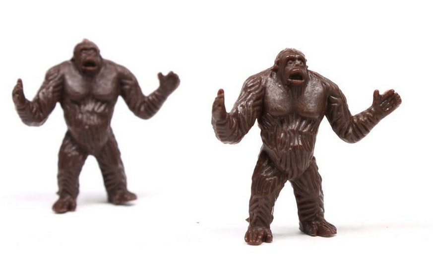 Gorilla - Bigfoot - Set of 6 - Dollhouse Minis - 201-281-4