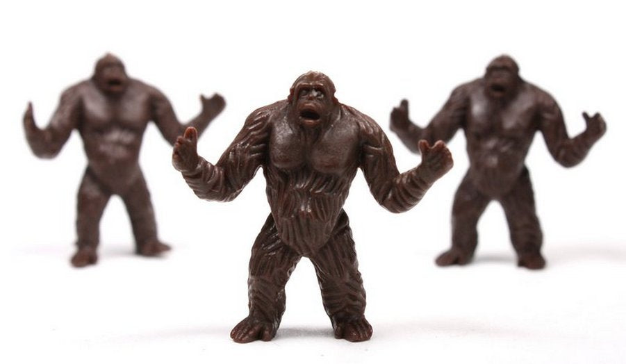 Gorilla - Bigfoot - Set of 6 - Dollhouse Minis - 201-281-4