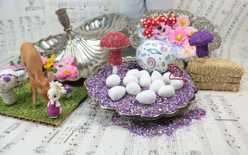 Eggs Small - Spun Cotton - Set of 10 - 703-2200