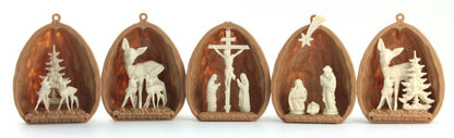 German Walnut Shells - 6 Pieces - 203-3-052