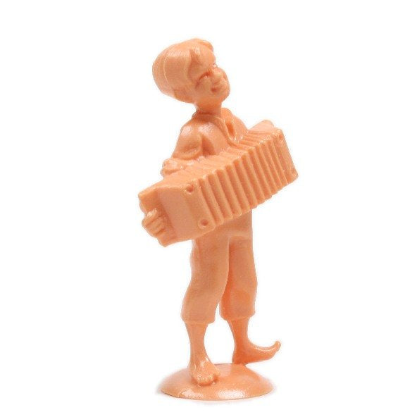 Dancing Accordion Boy - 1 3/4" Tall - Set of 3 - #203-3-086