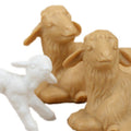 Sheep & Lamb Set - Set of 5 - Dollhouse Minis - 203-3-1509