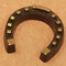 Horseshoe - Large - Gold Leaf Detail - 6 Pieces #203-3-205