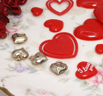 Heart & Roses -  28 piece set! Valentines Special! 203-3-214