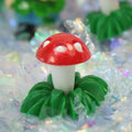 Small Mushrooms In Grass - Set of 4  - 203-3-2503