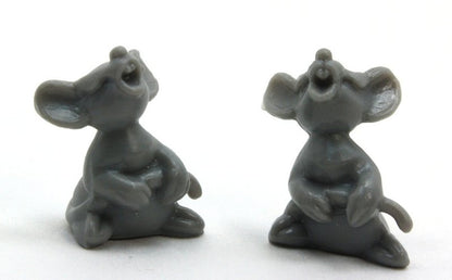 Singing Mice - Gray- Set of 8 - 203-9-128G