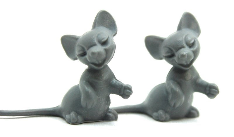 Gray Mouse - Large - Set of 6 - 203-3-130