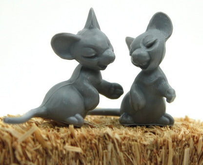 Gray Mouse - Large - Set of 6 - 203-3-130