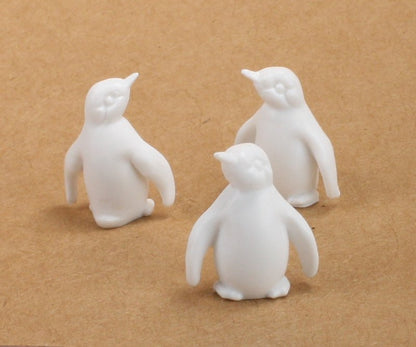 Penguins - White - 1" - Set of 8 - 203-9-145