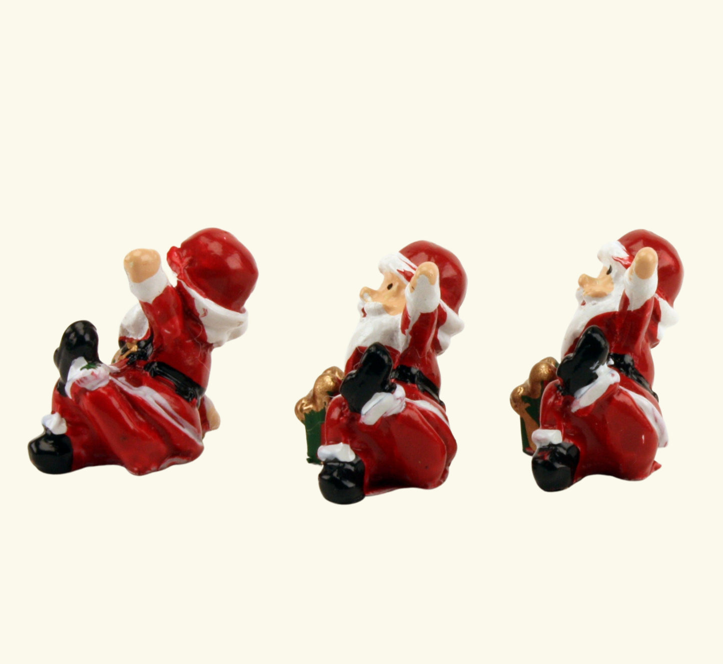 Santa - 1" Dancing - Set of 3 - Holiday Minis - 204-2384