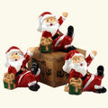 Santa - 1" Dancing - Set of 3 - Holiday Minis - 204-2384