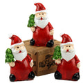 Santa - 1.5" Holding Tree - Set of 3  - 204-2385