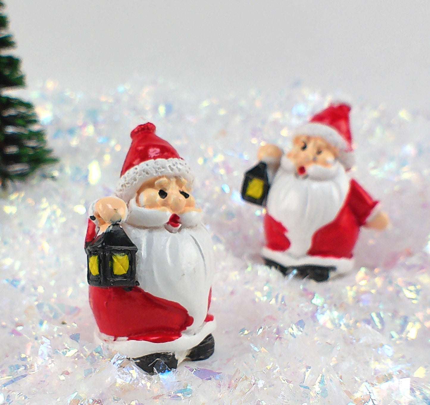 Santa - 1.25" Old Style - Set of 3 - Holiday Minis - 204-2581