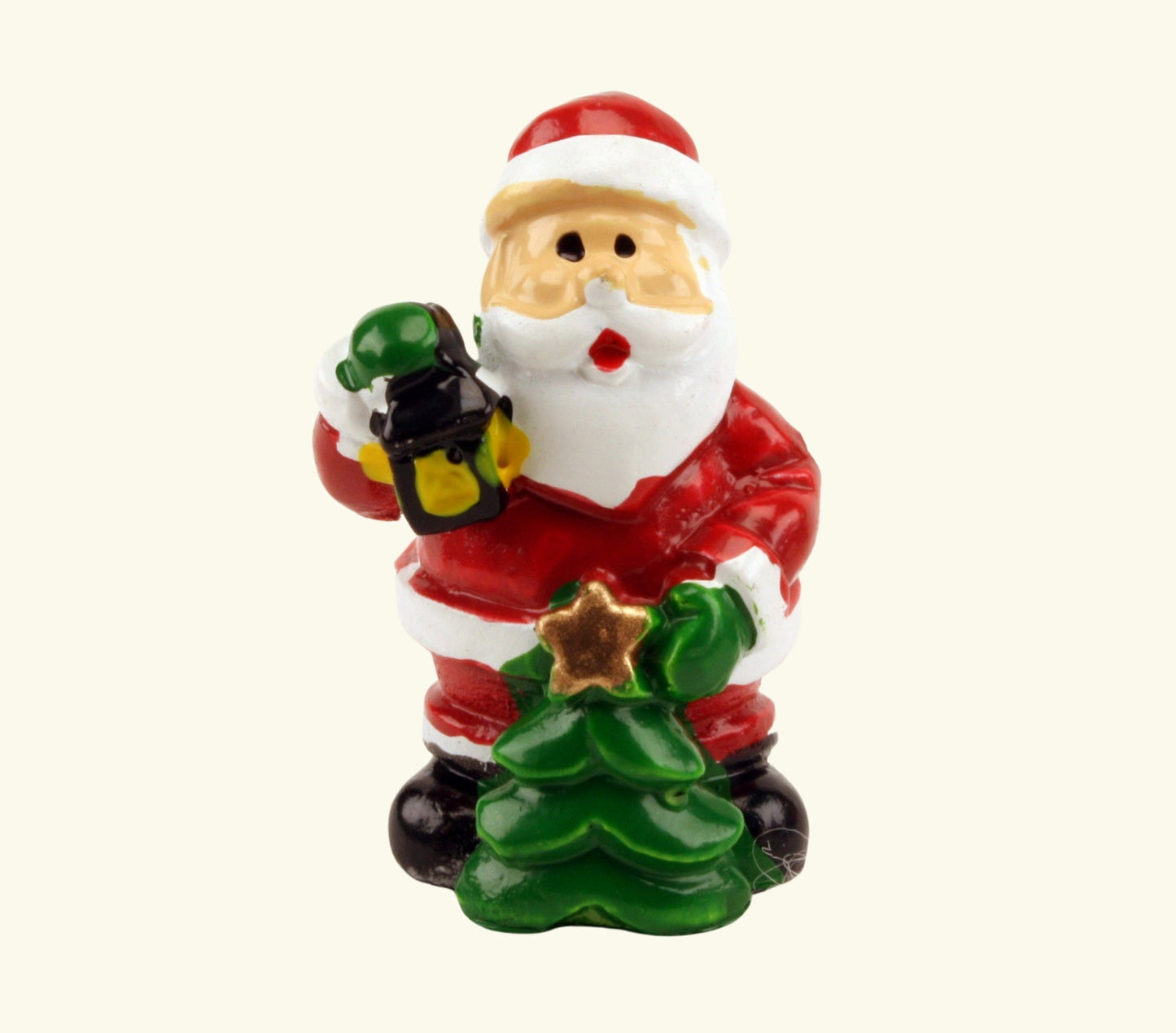 Santa - 1.25" With Tree - Set of 3 - Holiday Minis - 204-2720