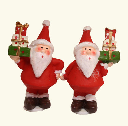 Santa with Gifts! - 2.25" Tall - Set of 4 - 204-5726