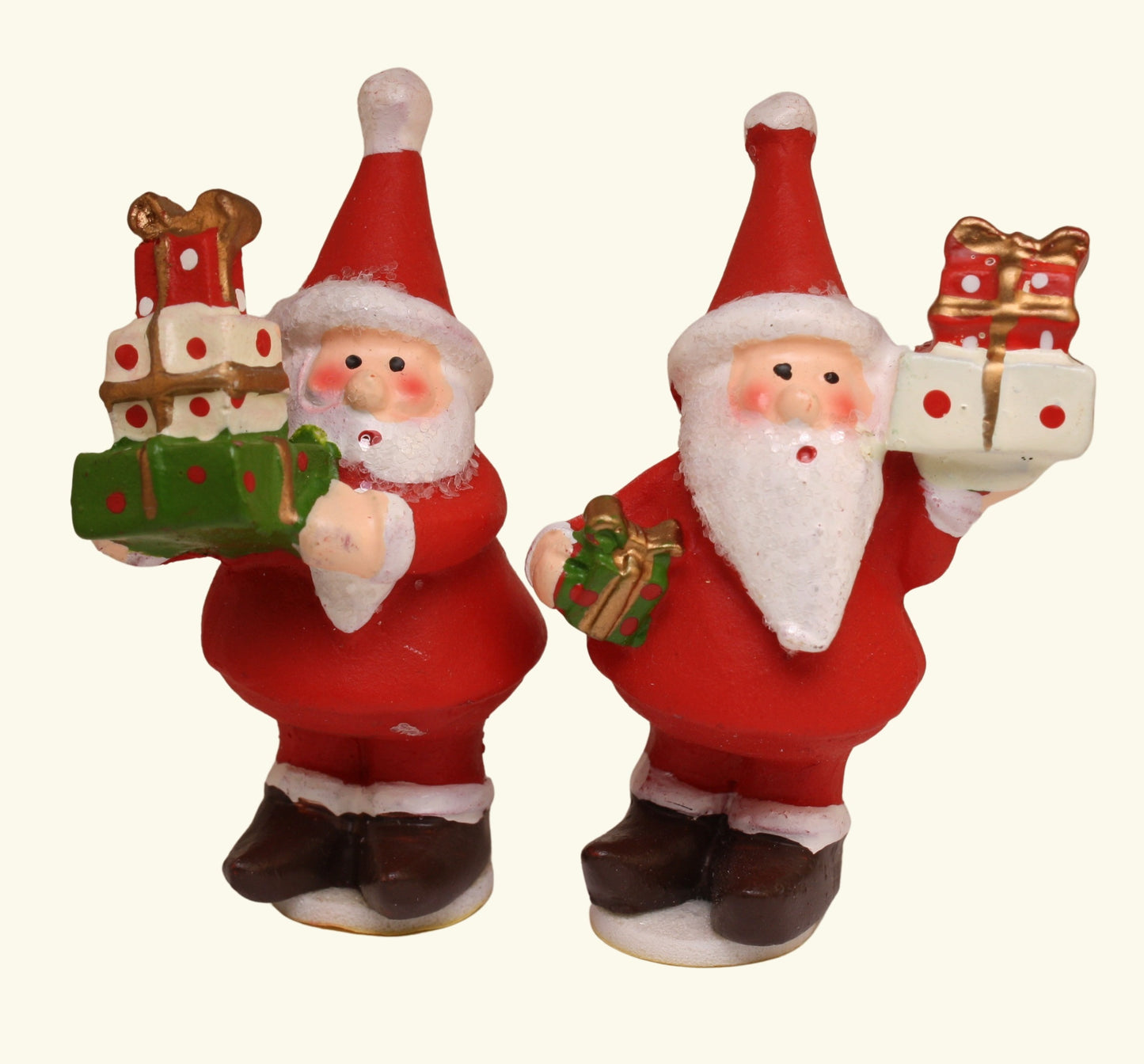 Santa with Gifts! - 2.25" Tall - Set of 4 - 204-5726