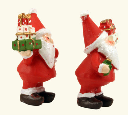 Santa with Gifts! - 2.25" Tall - Set of 4 - 204-5726