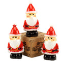 Santa - 1.5" Rosy Cheeks!- Set of 3 - Holiday Minis - 204-8801