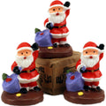 Santa - 1.25" with Sack- Set of 3 - Holiday Minis - 204-8802
