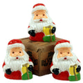 Santa - 1.25" Half-Bust - Set of 3 - Holiday Minis - 204-8803