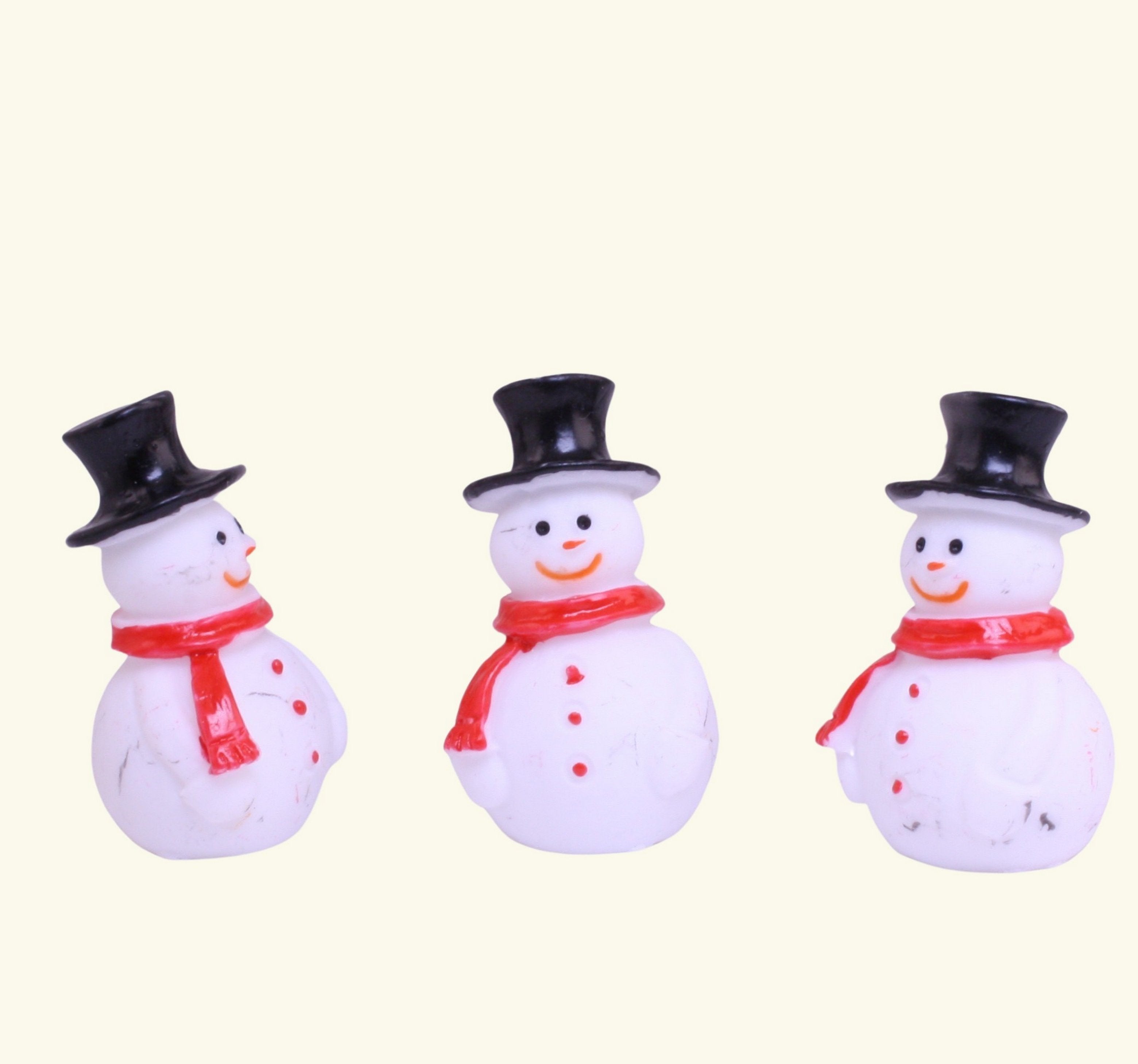 Snowman - 1.25" - Set of 3 - Holiday Minis - 204-8804
