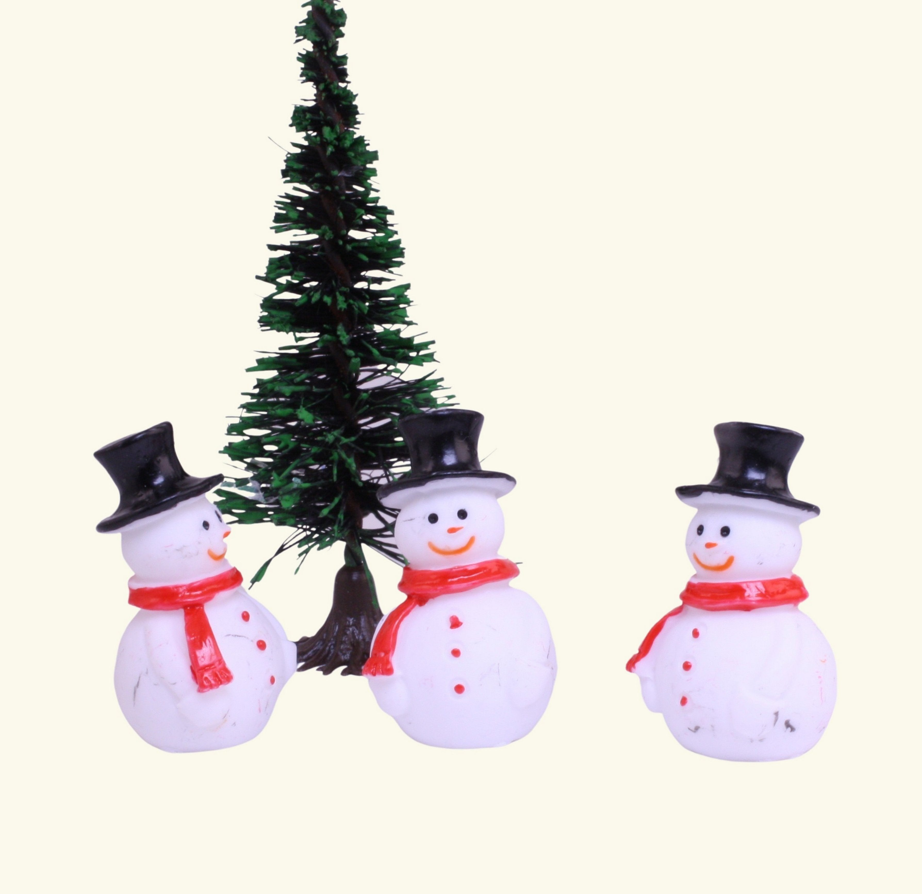 Snowman - 1.25" - Set of 3 - Holiday Minis - 204-8804