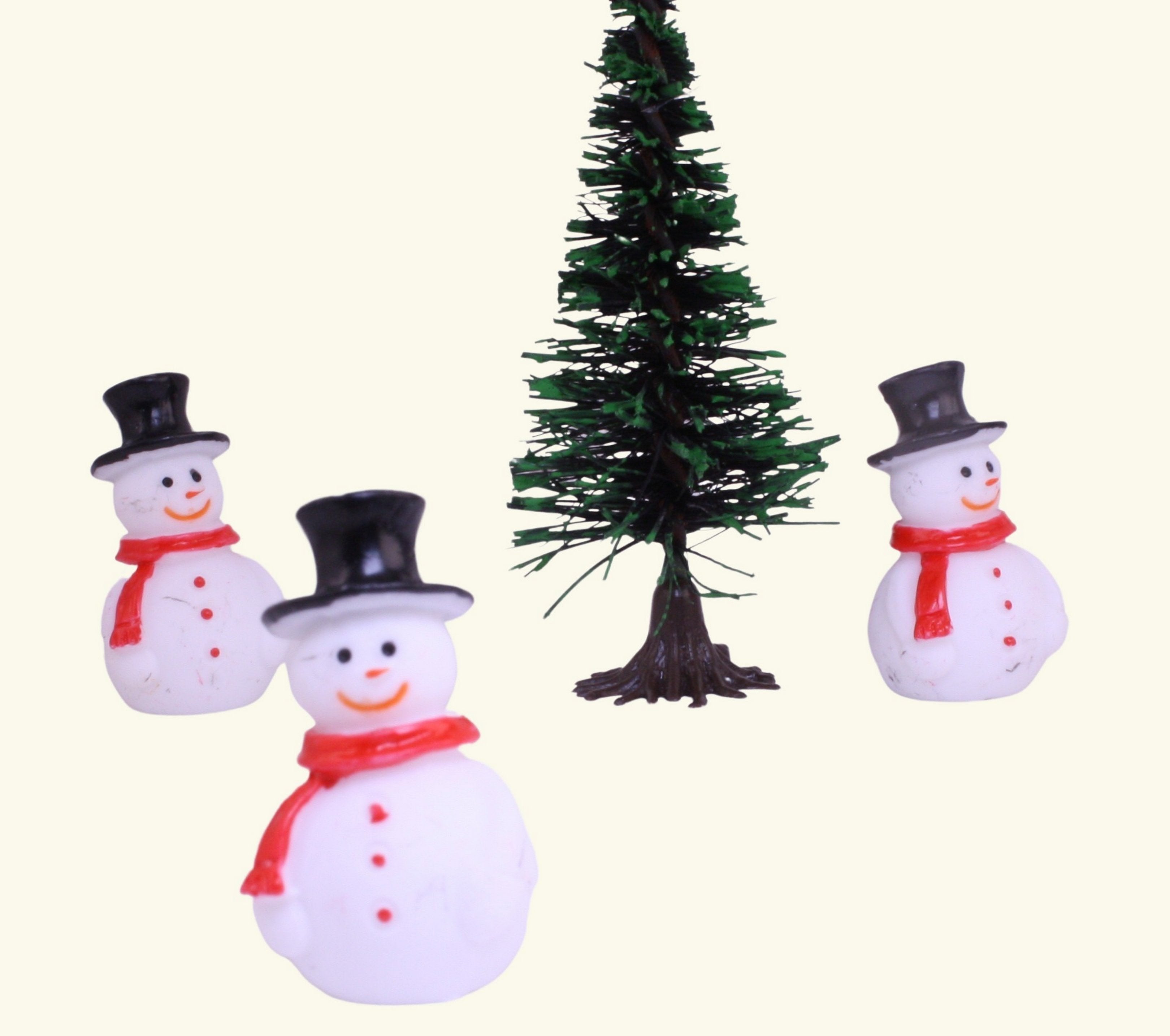 Snowman - 1.25" - Set of 3 - Holiday Minis - 204-8804
