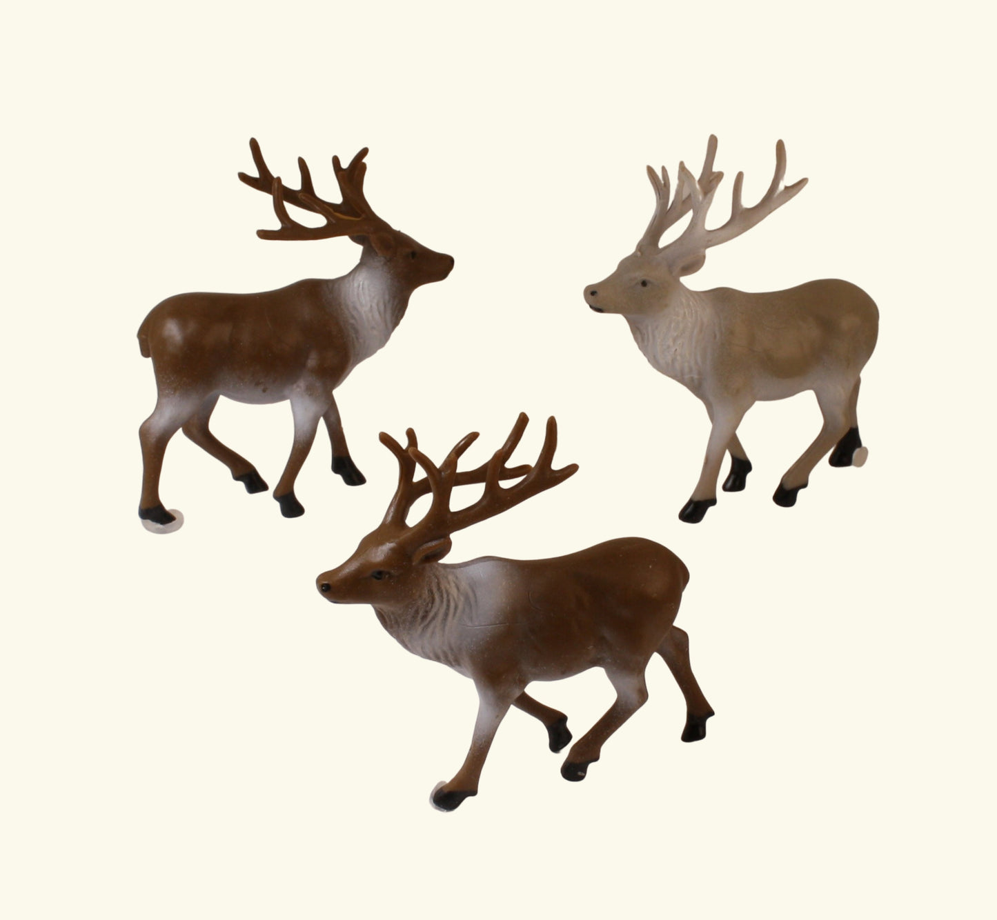 Deer - 2.5" Tall - Set of 2 - Dark Brown - 204-8812