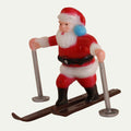 Santa Skiers - 1960 Vintage Style - Two Retro Figures  - 204-8826