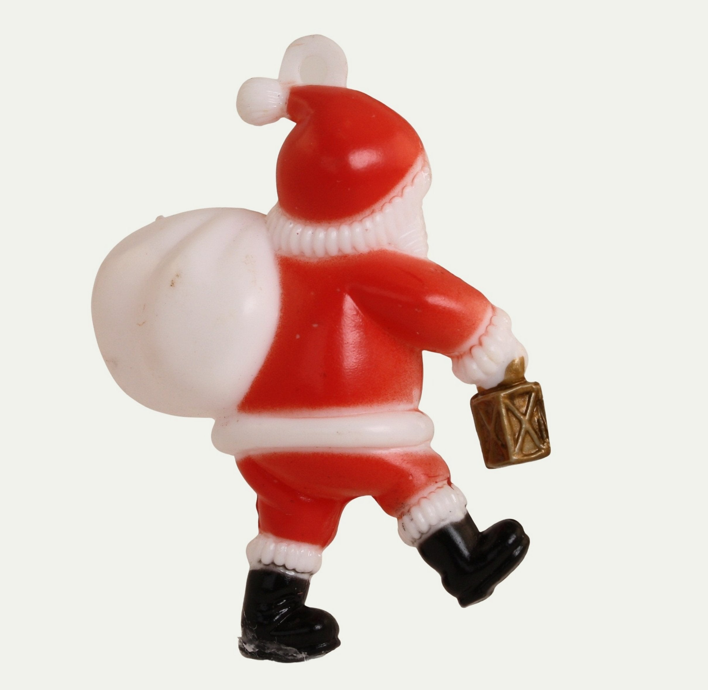 Santa - 2.25" Tall - Set of 2 - 1960s Retro Style - 204-8827