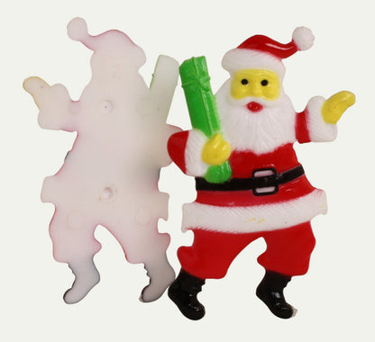 Santa - Flat Back 2D - 2.75" Tall - Set of 4 - 204-8828
