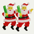 Santa - Flat Back 2D - 2.75" Tall - Set of 4 - 204-8828
