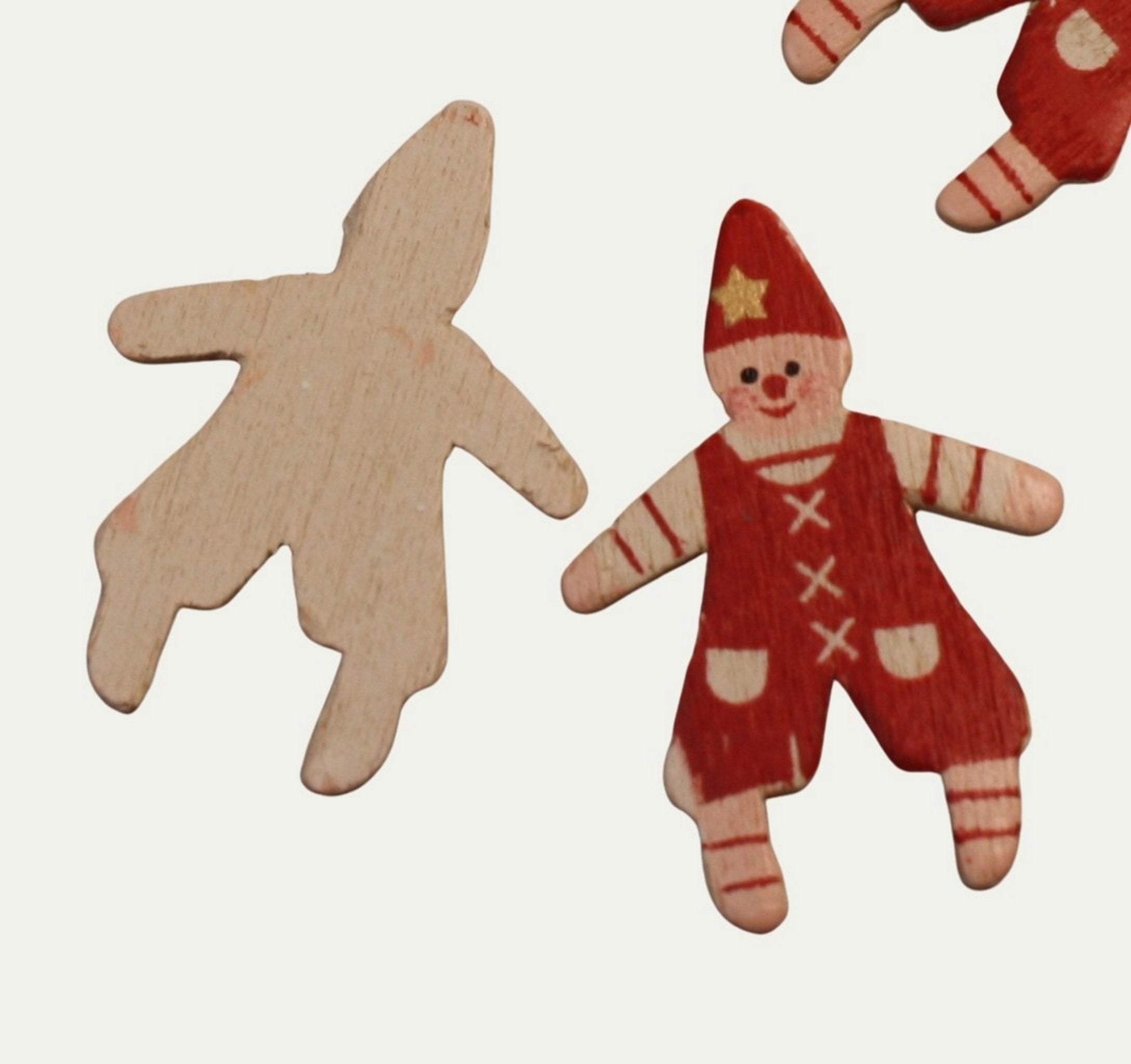 Elf - Retro Christmas Santa Cutout  - 1.35" - 8pcs - 204-8829
