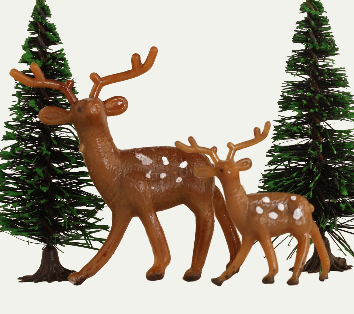 Deer - 1.5" Tall - Set of 2 - Brown - 204-8831
