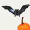Halloween Bats - 2" -  Set of 6 - 204-8832
