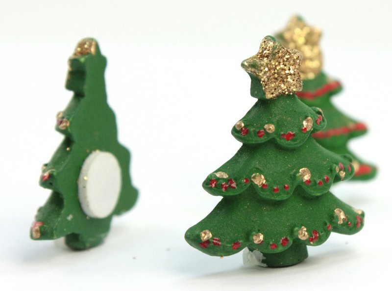 Cute Christmas Trees - Set of 4 - 205-0698