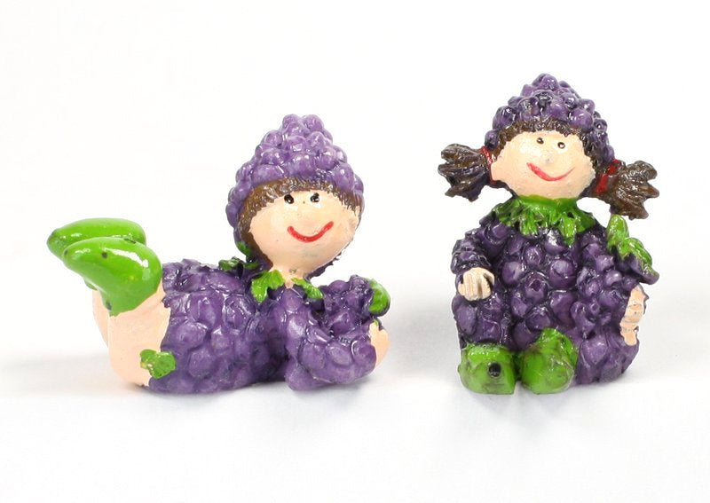 Lil Pixies - Grape Girl Set - "Tiny Fruit" - Set of 4 - 205-5264