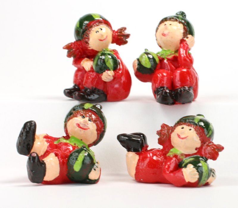 Lil Pixies - Watermelon Girls - "Tiny Fruit" - 4 Pcs - 205-5272