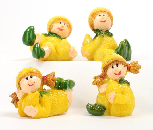 Lil Pixies - Lemon Girl Set - "Tiny Fruit" - Set of 4 - 205-5273