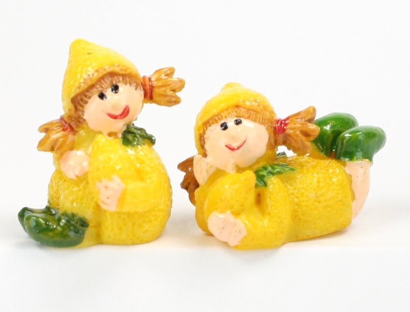 Lil Pixies - Lemon Girl Set - "Tiny Fruit" - Set of 4 - 205-5273