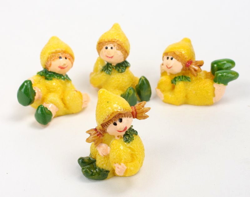 Lil Pixies - Lemon Girl Set - "Tiny Fruit" - Set of 4 - 205-5273